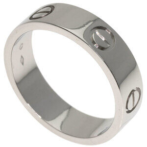 CARTIER Authentic Silver Love Ring #57